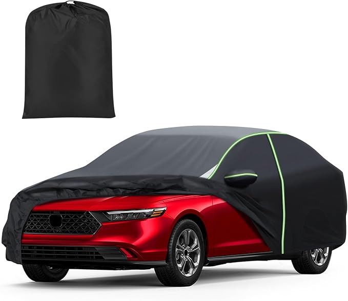 Mixsuper Liner Car Cover for Honda Accord 2001-2026, 7 Layers Waterproof Car by Mixsuper+Liner