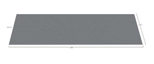 G-Floor Large Coin Pattern Vinyl Garage Floor Protector Mat, Extremely Durable - Image 2