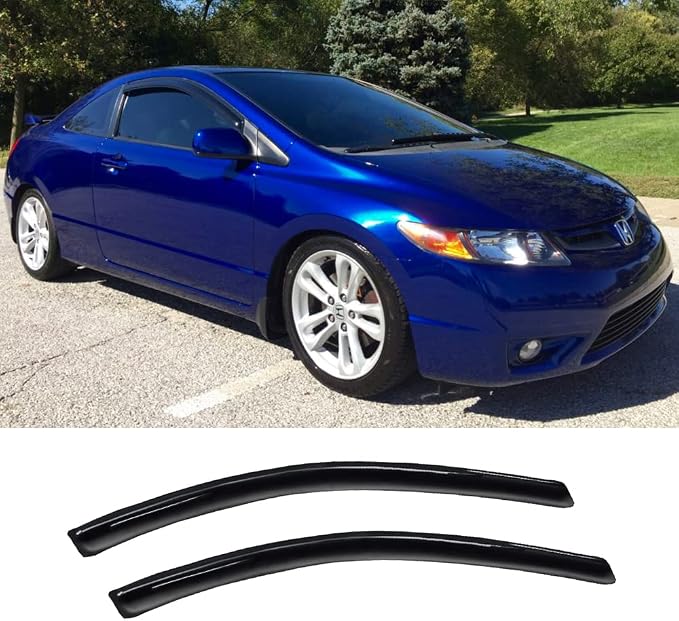 92410 Side Window Wind Vent Deflector, Window Visor fit by STARTSHIP