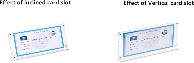 IEEK 2 Pack of Acrylic Business License Frame - Image 3