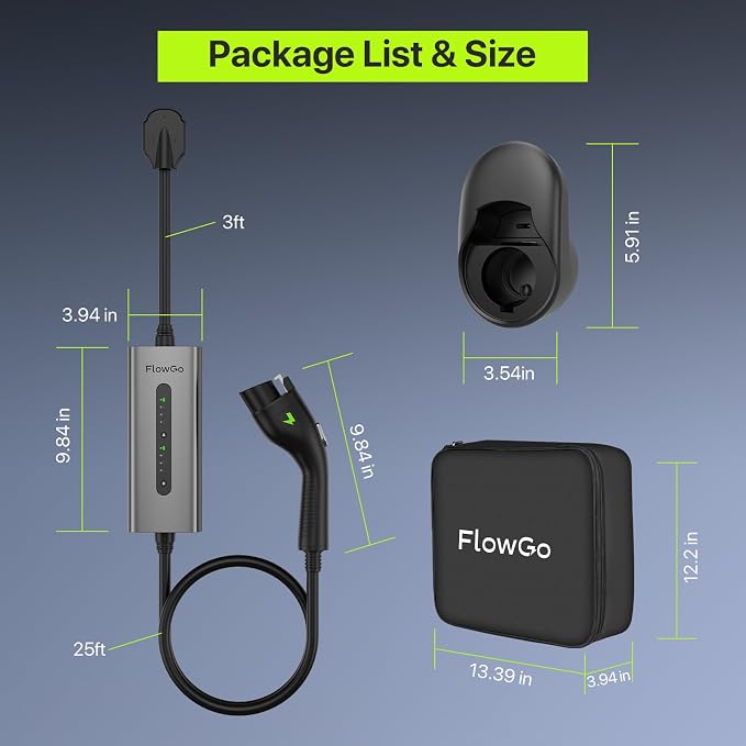 Level 2 EV Charger 40A J1772 Connector 9.6KW Electric Car Charger 240V - Image 7