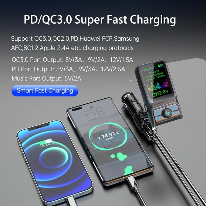 BC85LK Wireless Bluetooth Car Adapter - Image 5