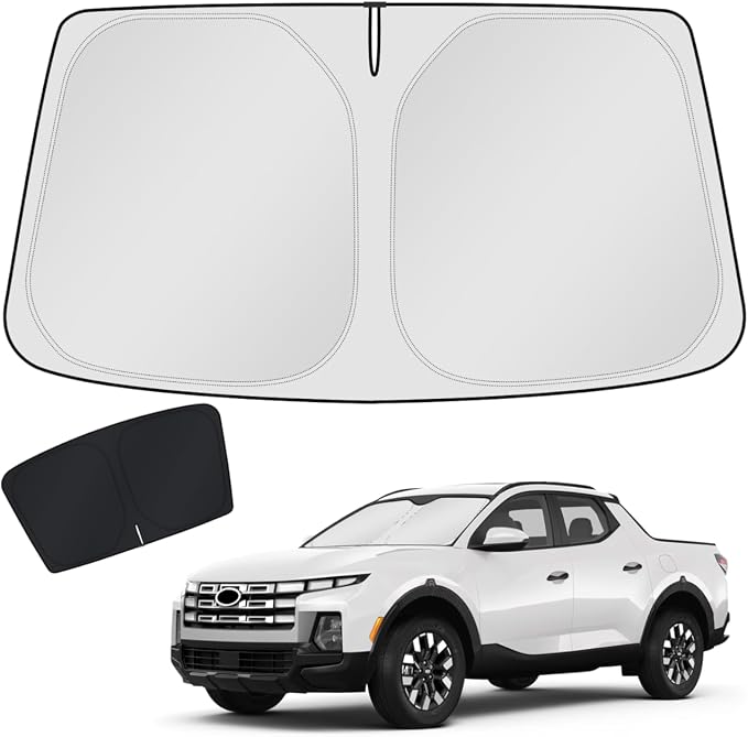 KUST Windshield Sun Shade for Hyundai Santa Cruz 2022 2023 2024 2025 2026 by KUST