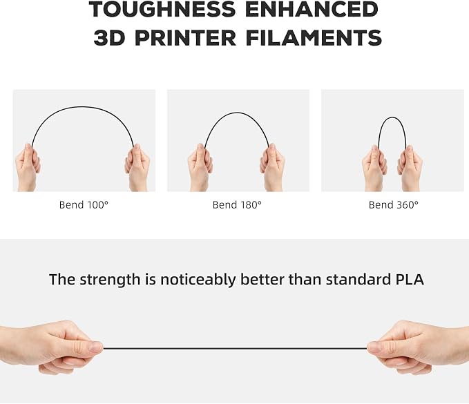 FLASHFORGE PLA Filament 1.75mm, 3D Printer Filament 1kg Spool, Dimensional - Image 4
