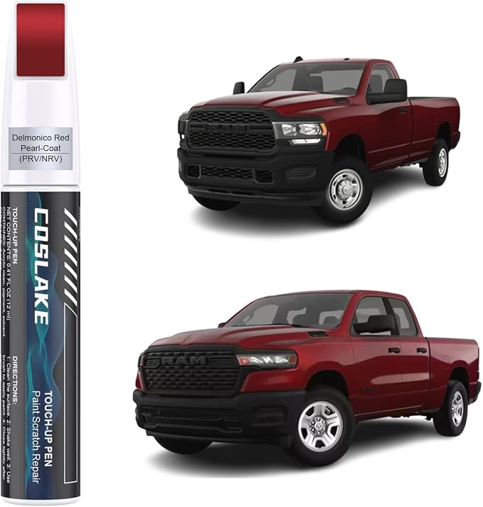 Car Touch Up Paint) for Dodge Ram, Car Paint Scratch Repair Kit, Quick & Easy by COSLAKE
