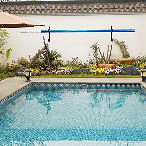 Pool Pole Hanger Premium 4pc Black Aluminium Holder Set by Aquatix Pro - Image 4