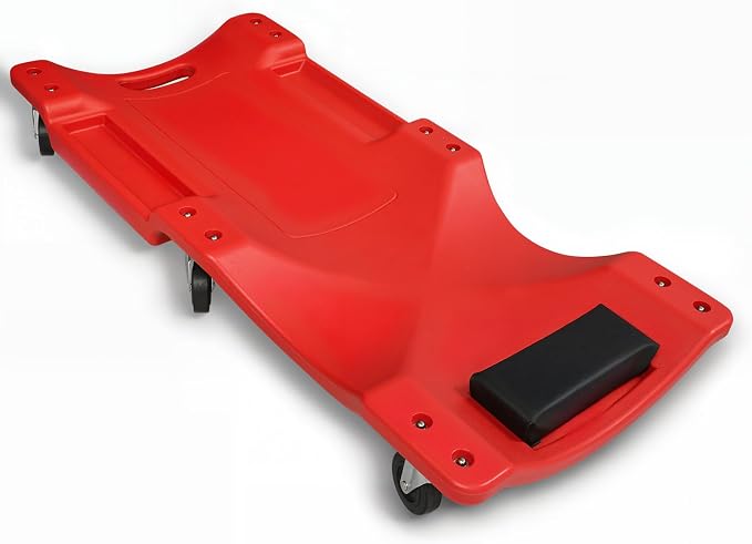 Magshion Mechanic Creeper with Padded Headrest and Tool Tray, 330 lbs Capacity by Magshion