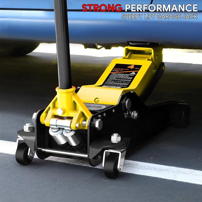 DNA MOTORING Low Profile Hydraulic Trolley Service/Floor Jack, 4 Ton Capacity - Image 9