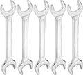 HARFINGTON 5pcs Double Open End Wrench 24mm x 27mm Metric 15 Degree Offset by HARFINGTON
