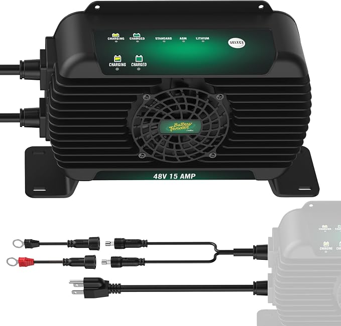 Battery Tender PowerPlus 48V, 15 AMP Battery Charger and Maintainer by BatteryTender