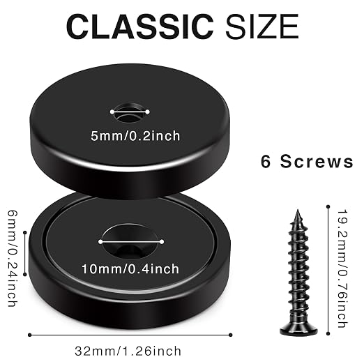 MIKEDE Strong Magnets with Holes, 100LB+ Strong Neodymium Magnets with - Image 2