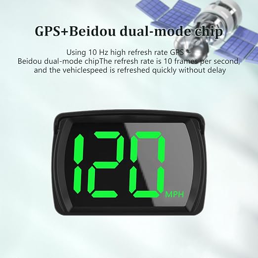 GPS Digital Speed Meter Speedometer HUD - Image 8