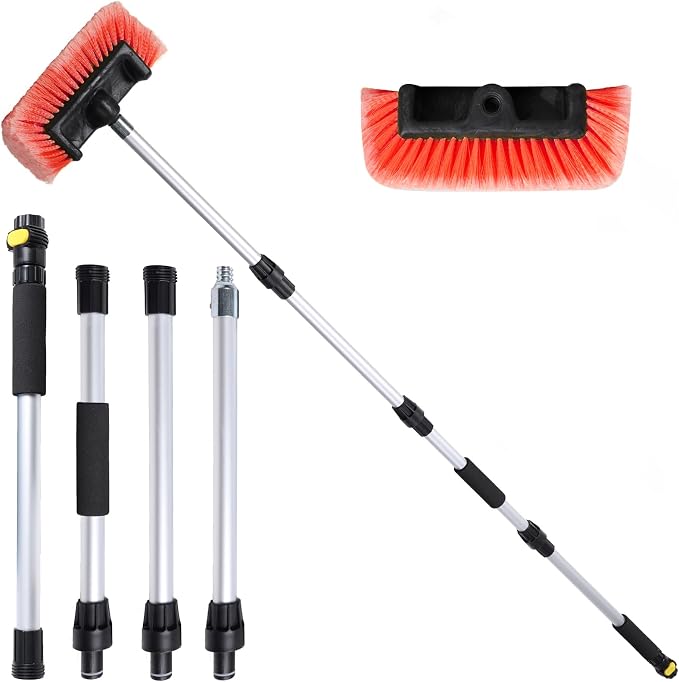 69 Inches Car Wash Brush with Long Handle by NAVAPAL