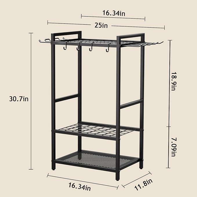 Garden Garage Tool Organizer Yard Tool Organizer - Image 2