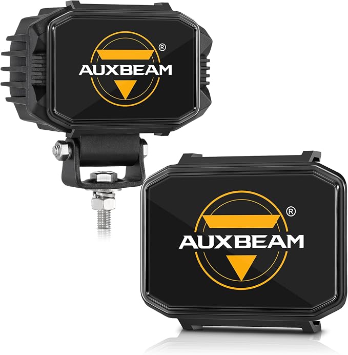 Auxbeam 4 Inch LED Pod Covers, Square Off Road Light Protective Covers by Auxbeam