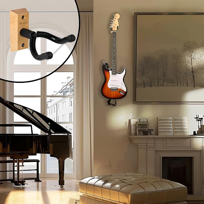 Guitar Wall Mount Hanger, Guitar Hook Holder Stand - Image 8