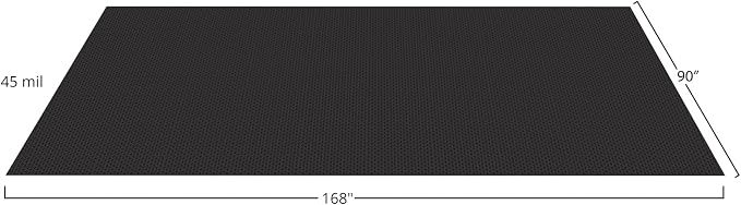 G-Floor Lite Diamond Tread Pattern Midnight Black Vinyl Rollout Garage Flooring - Image 4