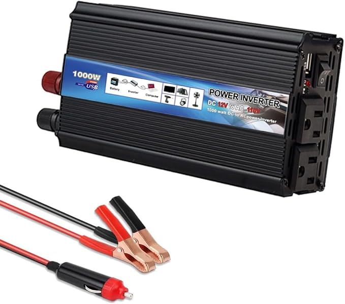 Power Inverter 1000W, Inverter 12v to 110v Car Power Inverters by Supplierofprofessionaltools%EF%BC%81