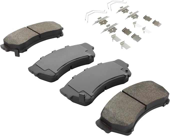 Premium Ceramic Front Brake Pads Compatible - Image 2