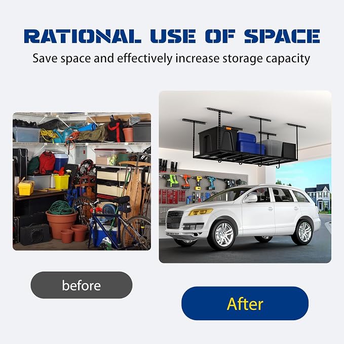 4x8 Overhead Garage Storage Rack - Image 2