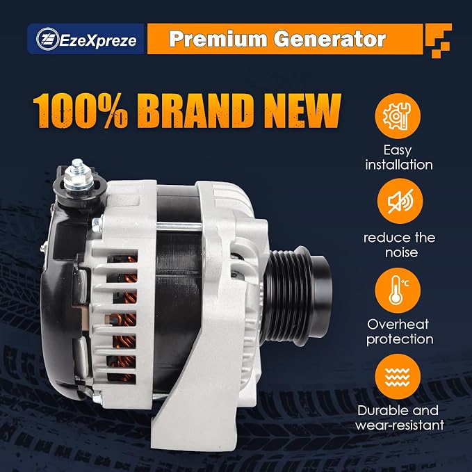 EZEXPREZE Alternator Fit for 2014-18 GMC Sierra and Chevy Silverado 1500 - Image 6