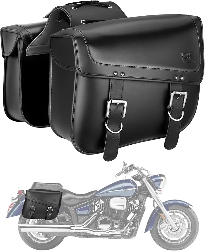KEMIMOTO Motorcycle Saddlebags, 30L Large Capacity Saddle Bags Motorcycles - Image 7