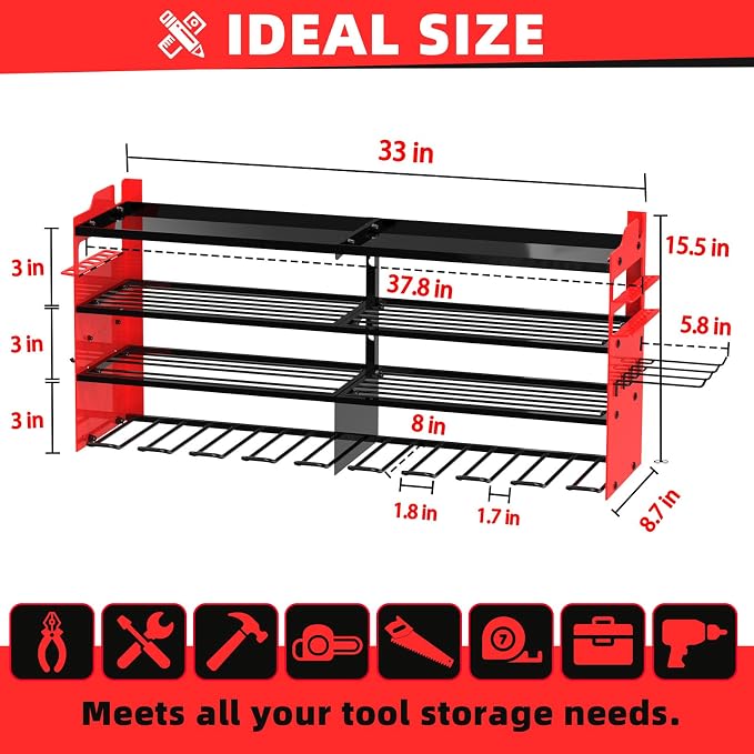 Power Tool Organizer Wall Mount - Image 2