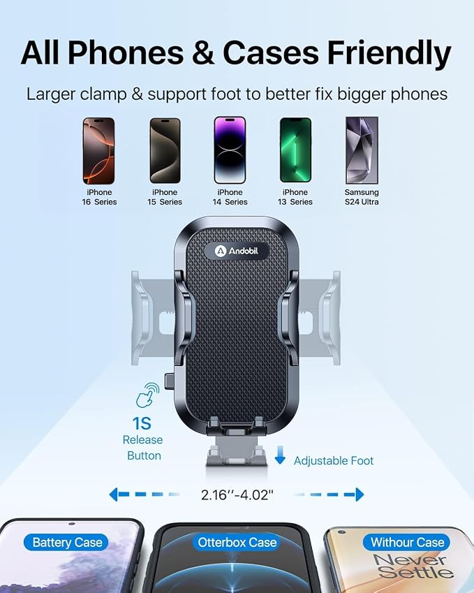 andobil Car Phone Holder Mount Phone Holders - Image 6