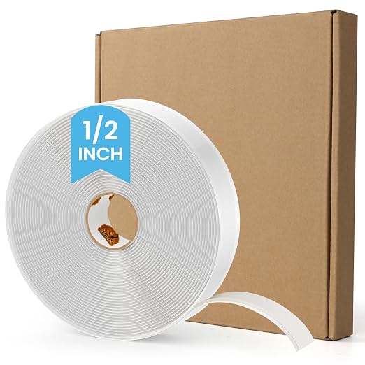 Butyl Tape White 1/2" x 30' x 1/8" RV Tape Sealant Waterproof, Stretchable by TAPEBEAR
