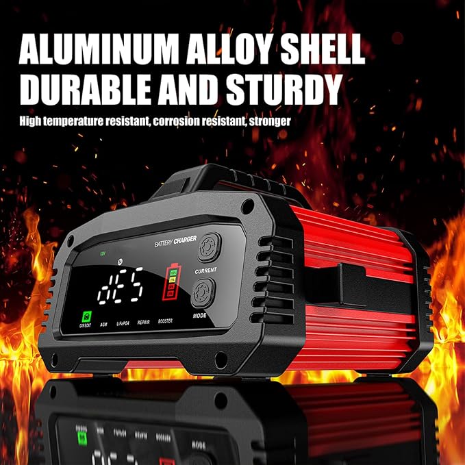 25A Battery Charger, 2/8/20/25 Amp 12V/24V LiFePO4 Lead Acid Fully Automatic - Image 8