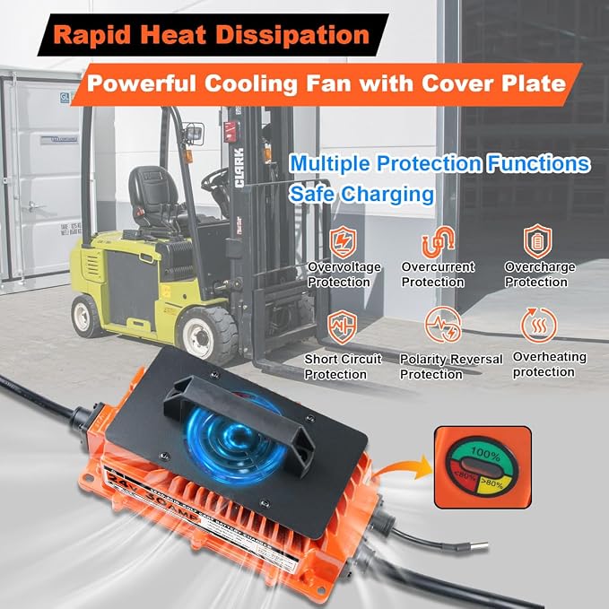 30A 24V Battery Charger 24 Volt Forklift Fast Charger - Image 3
