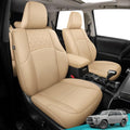 Seat Covers for Toyota 4Runner 2011-2024, Faux Leather Car Seat Cover Full Set by FEINEPRO