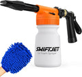 SwiftJet Car Wash Foam Gun + Microfiber Wash Mitt by SwiftJet
