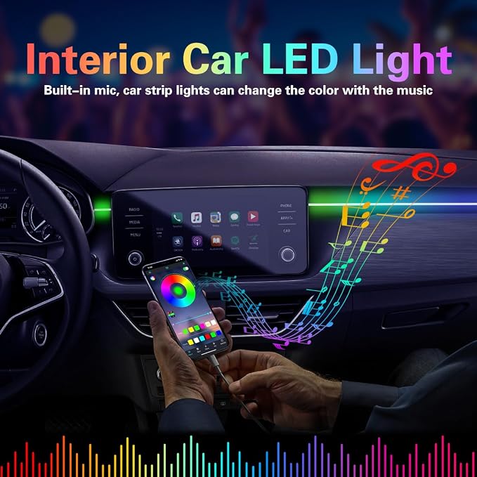 Acrylic Interior Car LED Lights - Image 3