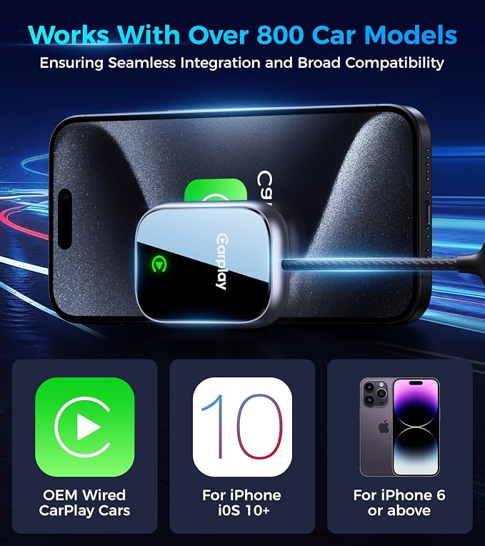 2025 Upgraded Wireless CarPlay Adapter - Image 5