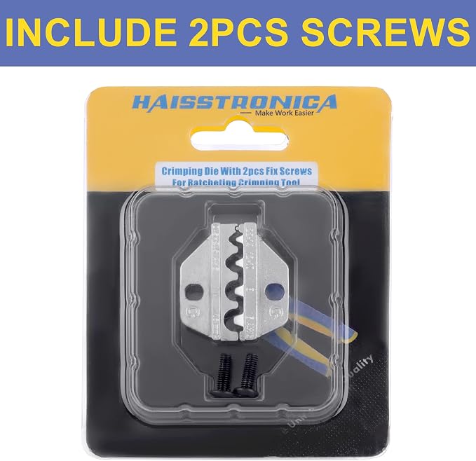 haisstronica Crimping Die for Non-Insulated Terminals, 22-6 AWG - Image 5