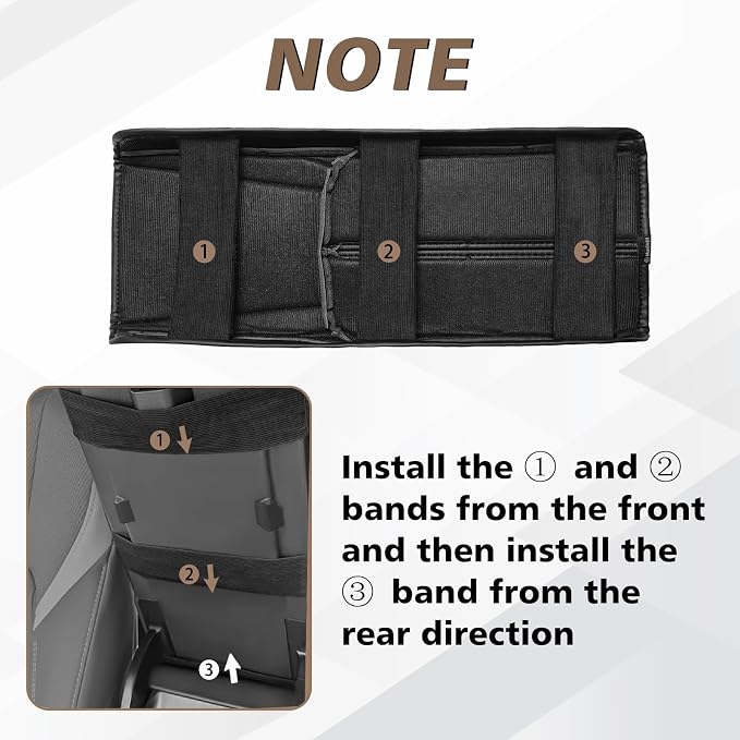 Muslogy Armrest Pad Center Console Cover Compatible - Image 7