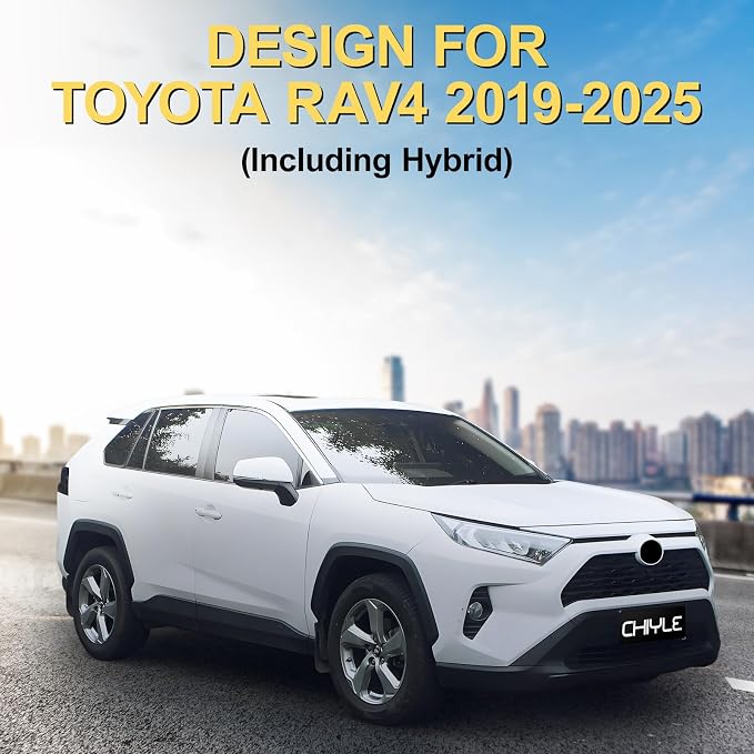 Full Set Floor Mats Custom Fit for 2019-2025 Toyota Rav4 All Weather Floor Mats - Image 2
