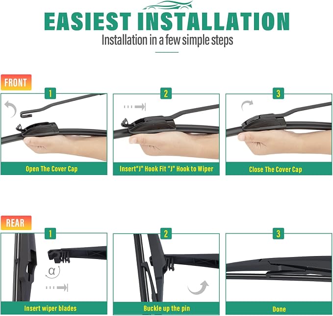 26" 16" 11" Windshield Wiper Blades Replacement - Image 8