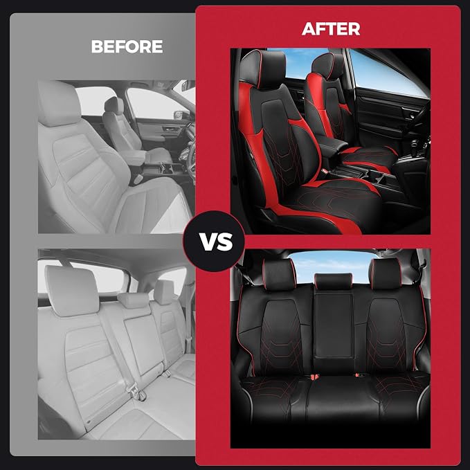 FREESOO CRV Seat Covers Full Set, - Image 7