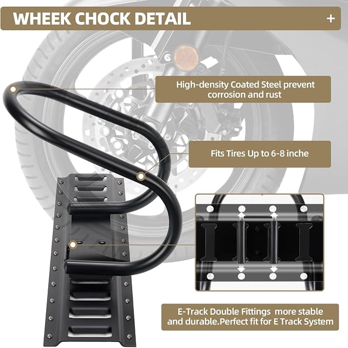 4 Pack E Track Wheel Chock-E-Track Accessories - Image 4