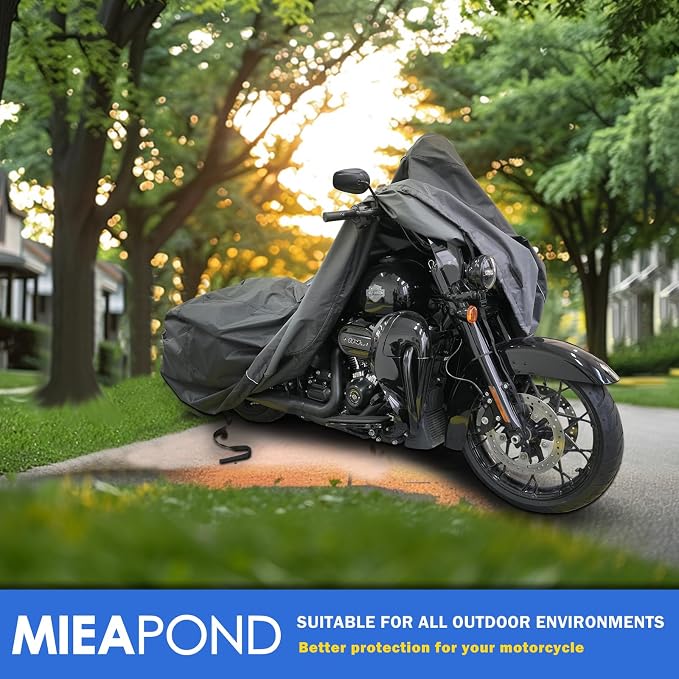 Motorcycle Cover for Harley Davidson Touring Models Road King, Road Glide - Image 6