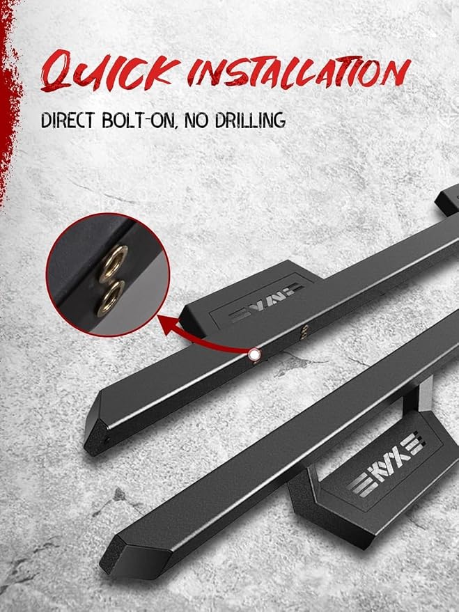 KYX Running Boards & Steps Nerf Bars Compatible - Image 4