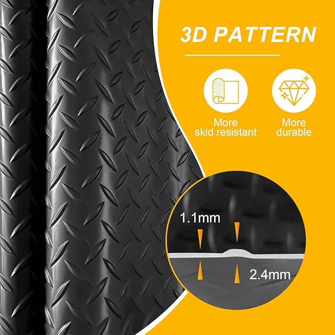 7.5x18 FT Garage Floor Mat, Flooring Roll - Image 4