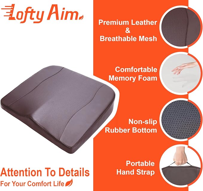 Car Seat Cushion, Comfort Memory Foam Car Cushions - Image 6