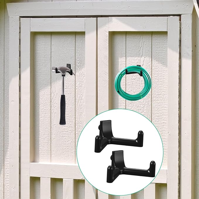 8 Pcs Shed Storage Tool Hooks Accessories Compatible - Image 6
