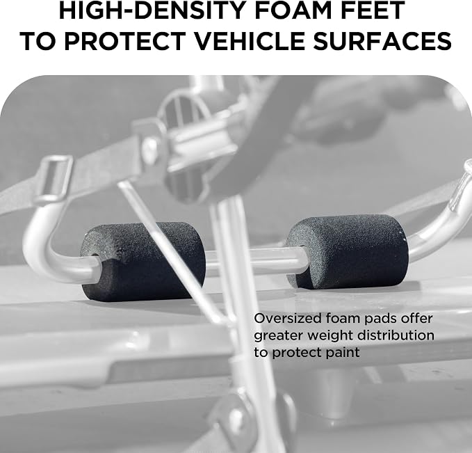 Rockland Aluminum 2-Bike Rack, 70 lbs Capacity, Lightweight Trunk Mount Bike - Image 7
