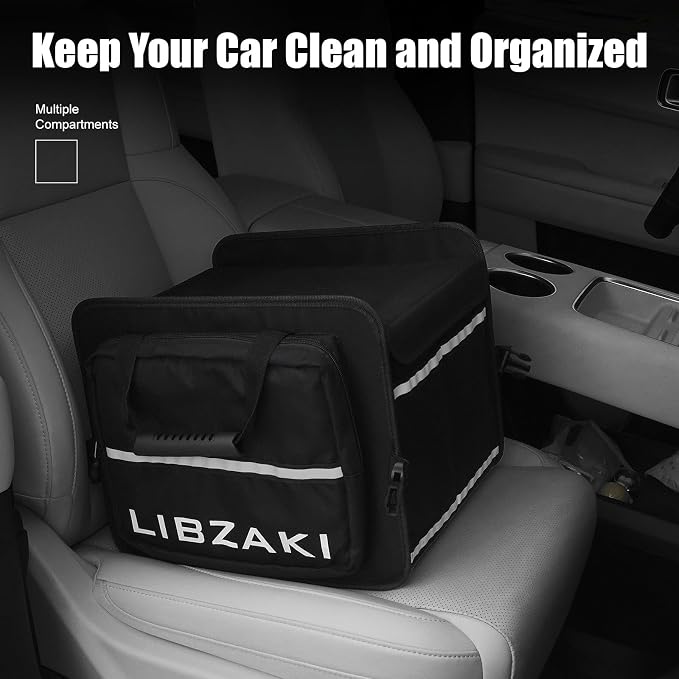 LIBZAKI Car Trunk Storage Organizer, Collapsible Trunk Storage Box - Image 7