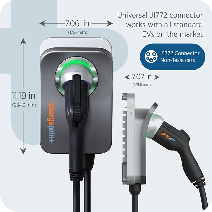 ChargePoint HomeFlex Level 2 EV Charger J1772, Hardwired - Image 3
