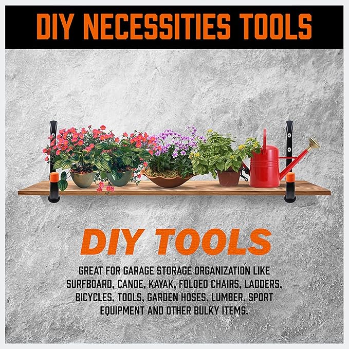 HORUSDY 10-Pack Heavy Duty Garage Storage Hooks Assorted Utility Hooks - Image 7